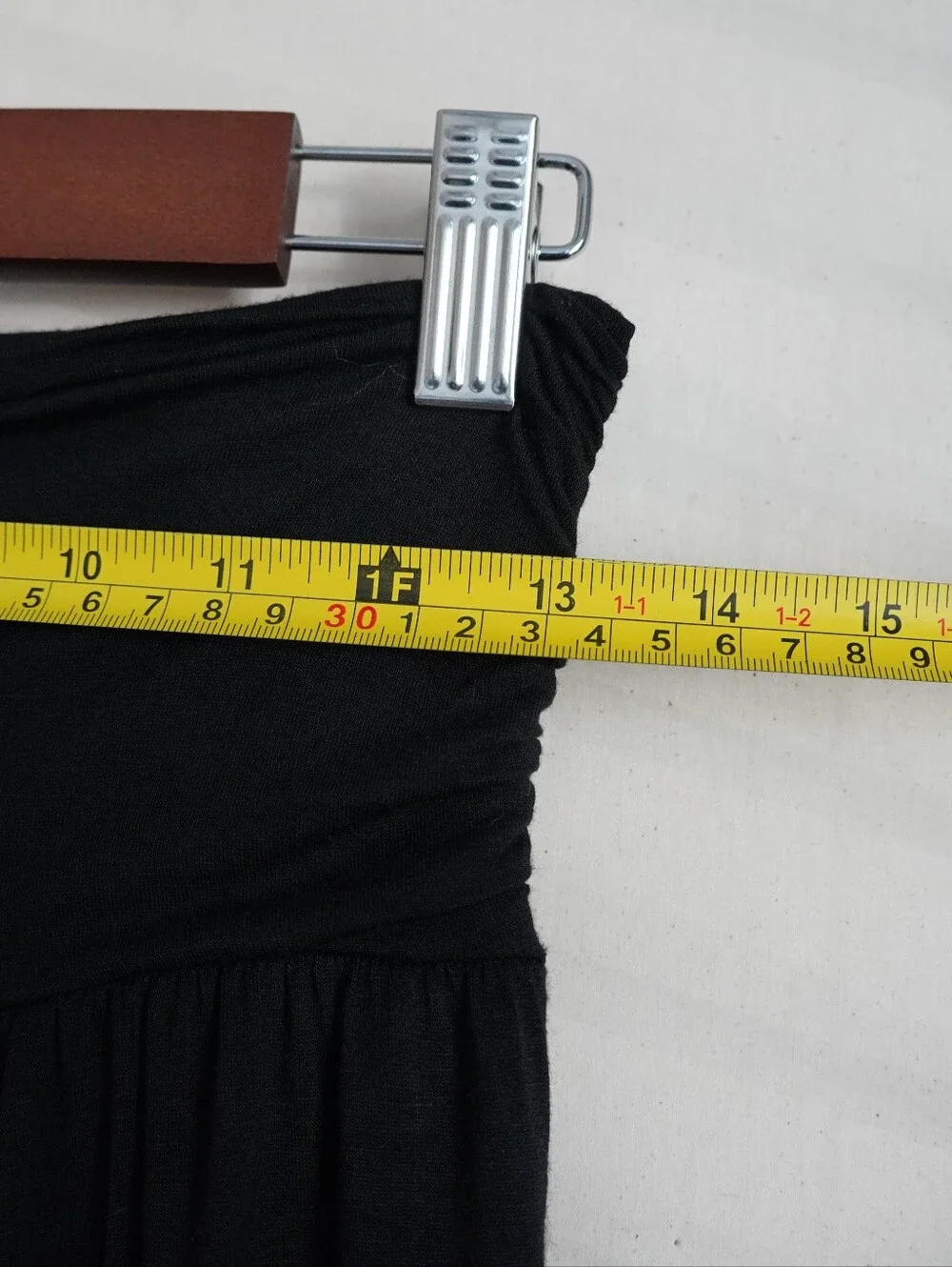 New Directions Black Handkerchief Hem Maxi Skirt Chiffon Ruffle Small
